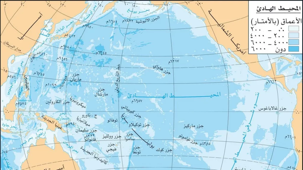 خريطة المحيط الهادي