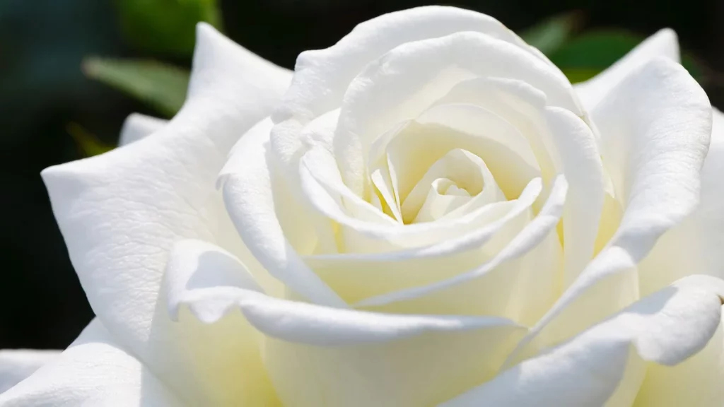 معاني ألوان الورد الأبيض