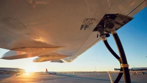 الوقود المستخدم في الطائرة