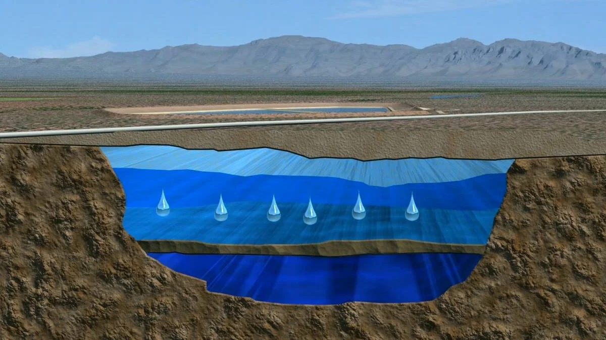 الارض التي تعرف المياه سطح تتجمع فوق مصادر المياه