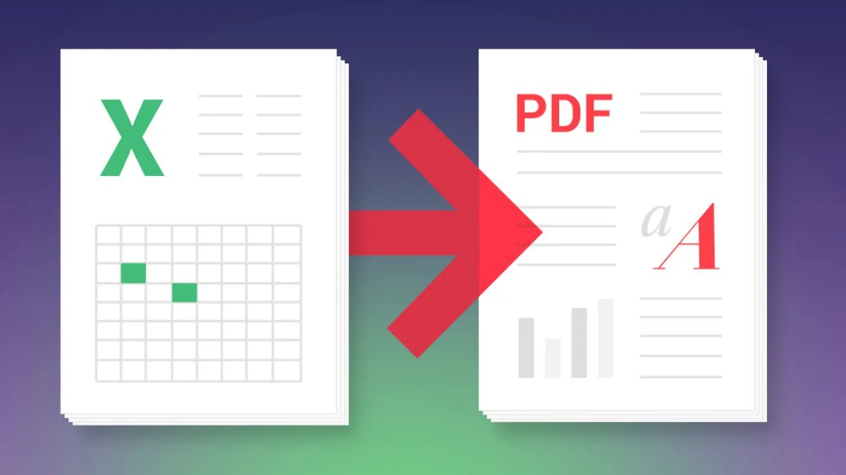 طريقة تحويل Excel إلى PDF والعكس أونلاين