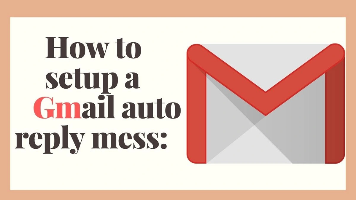 كيفية إنشاء رسائل رد تلقائي في Gmail