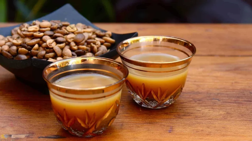 طريقة عمل قهوة عادية عربية بماء الورد